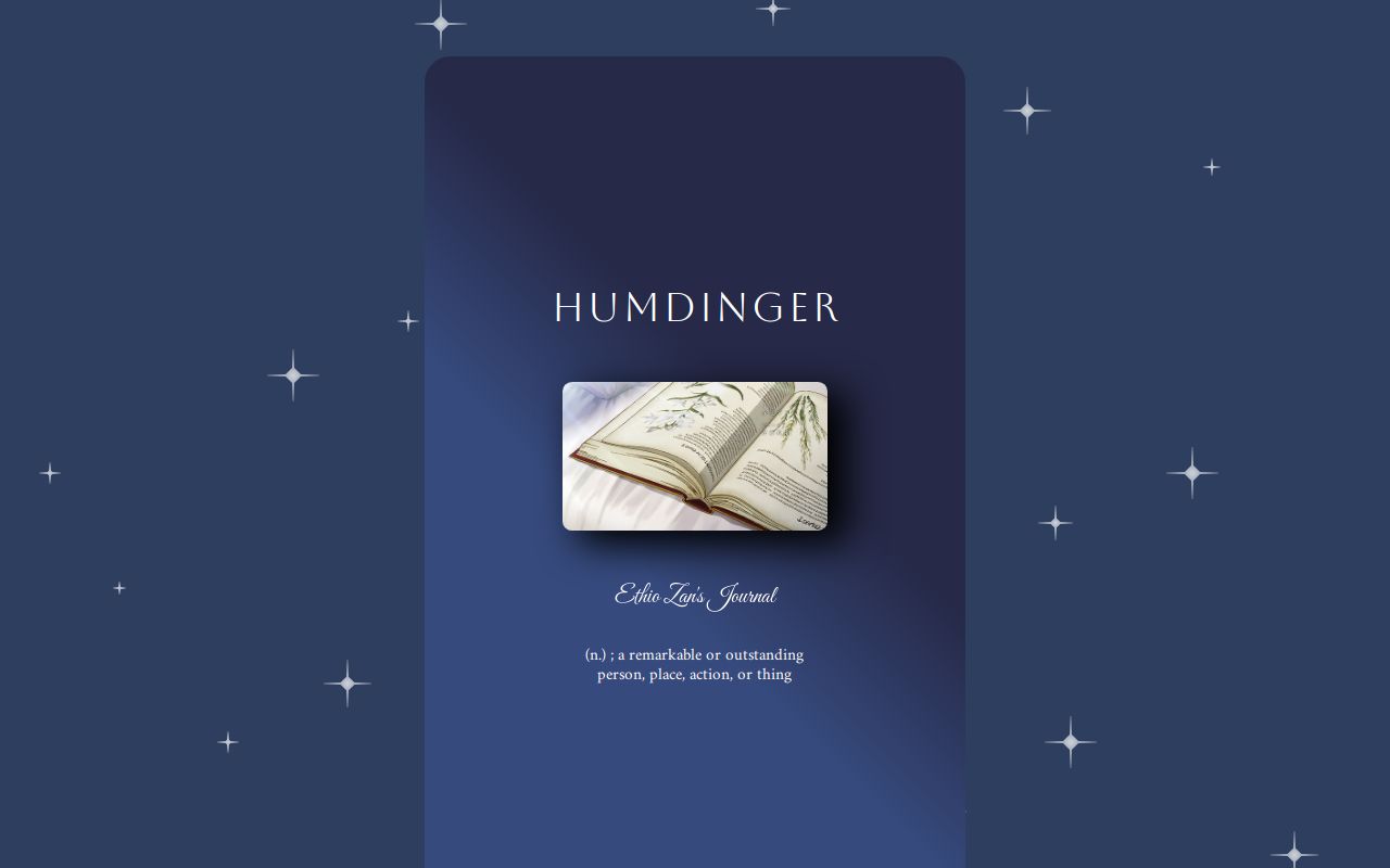 Carrd profile picture for @humdinger